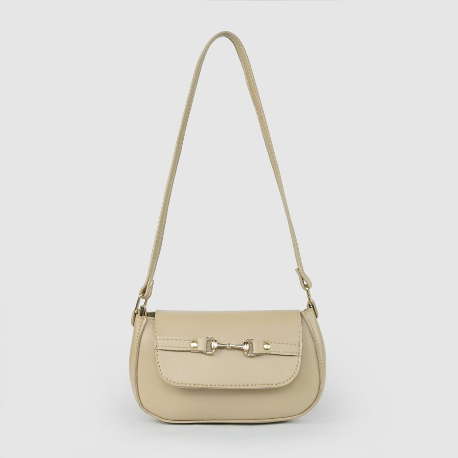 Ivory Beige Shoulder Bag