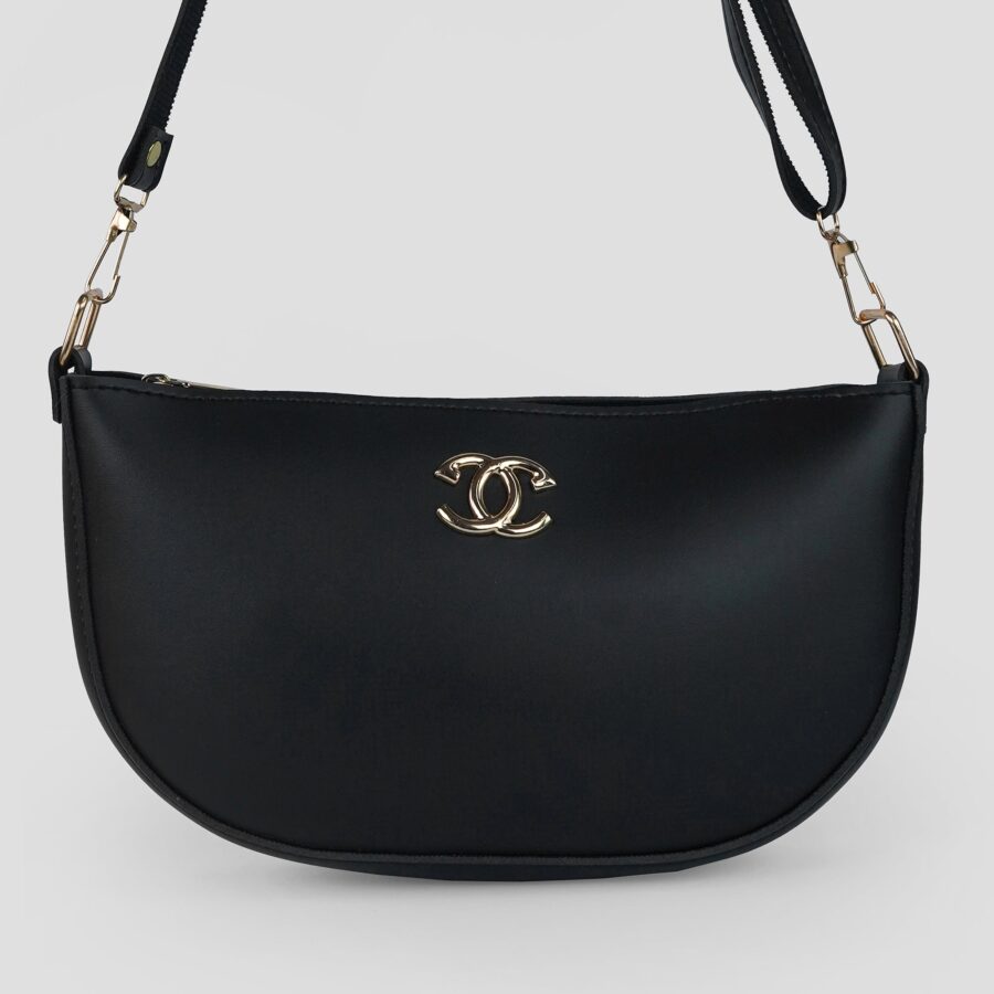 Midnight Black Crossbody Bag