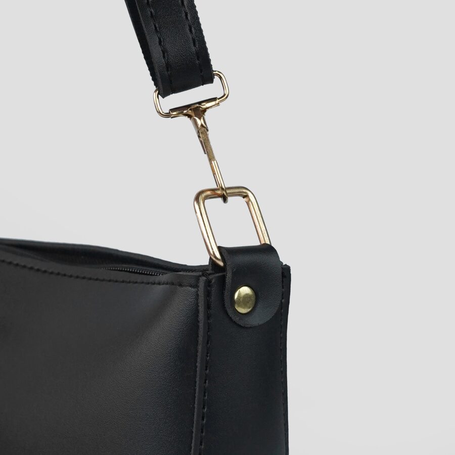 Midnight Black Crossbody Bag