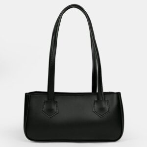 Classic Black Shoulder Bag