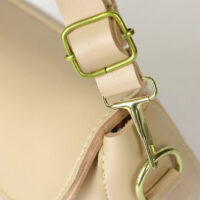 Sleek Beige Shoulder Bag