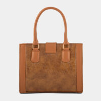 Urban Croc texture Brown Bag