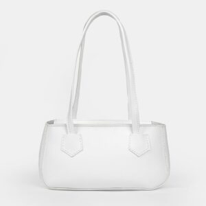 Classic White Shoulder Bag