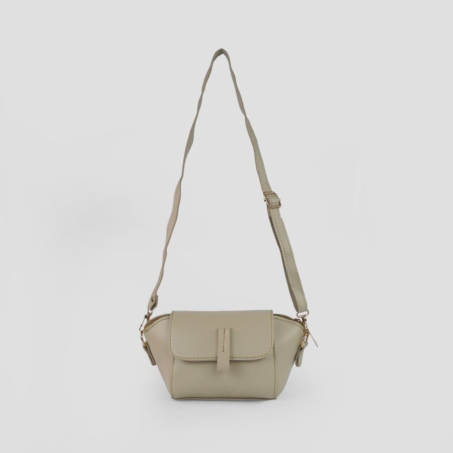 Aura Mini  Beige Crossbody bag