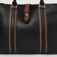 Zoya Large Black tote Bag