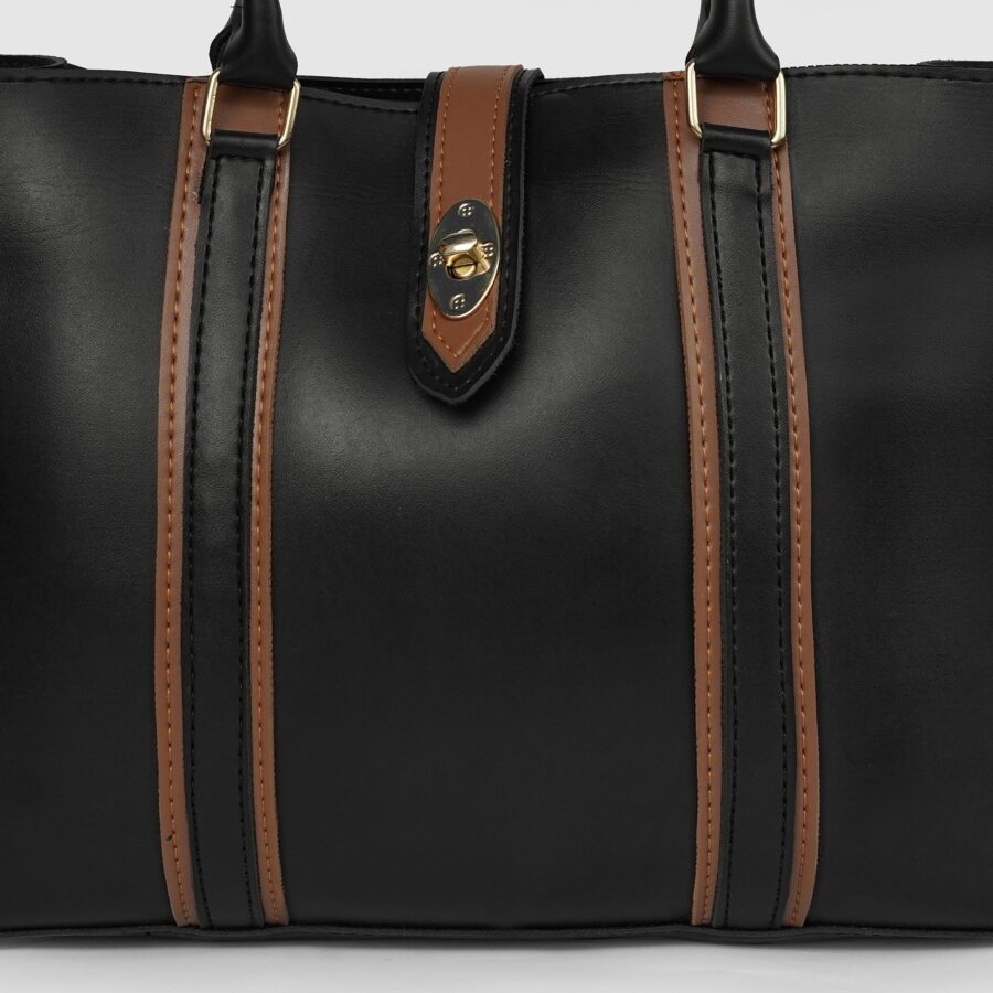 Zoya Large Black tote Bag