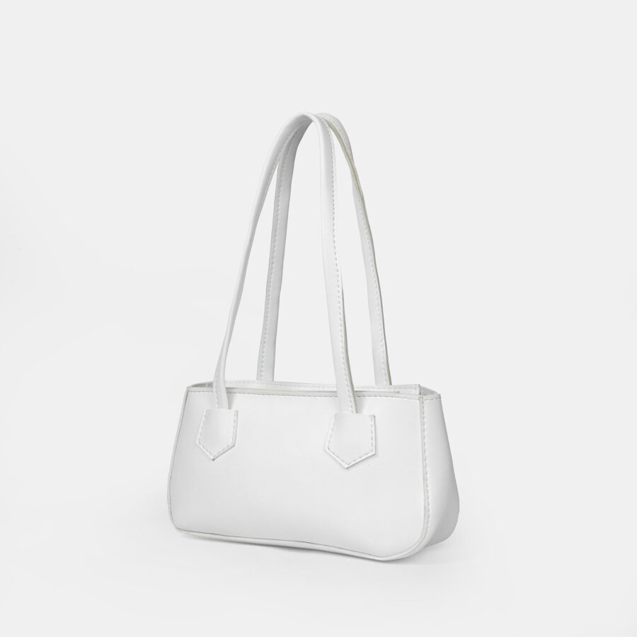 Classic White Shoulder Bag