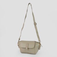 Aura Mini  Beige Crossbody bag