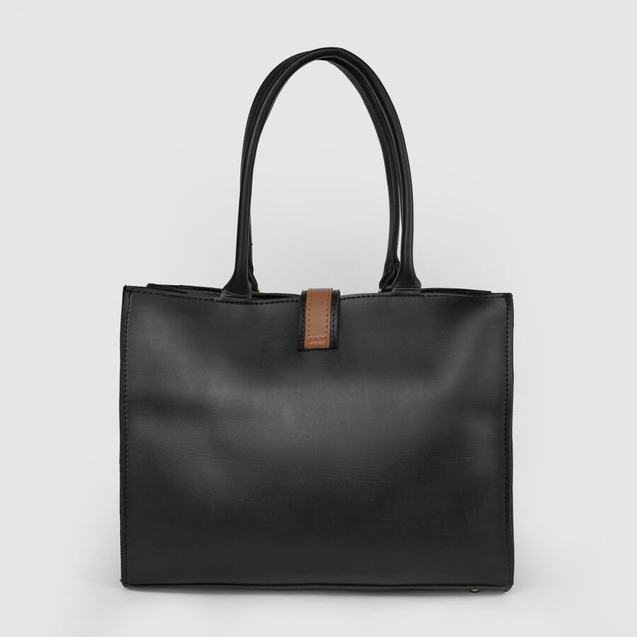Zoya Large Black tote Bag