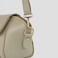 Aura Mini  Beige Crossbody bag