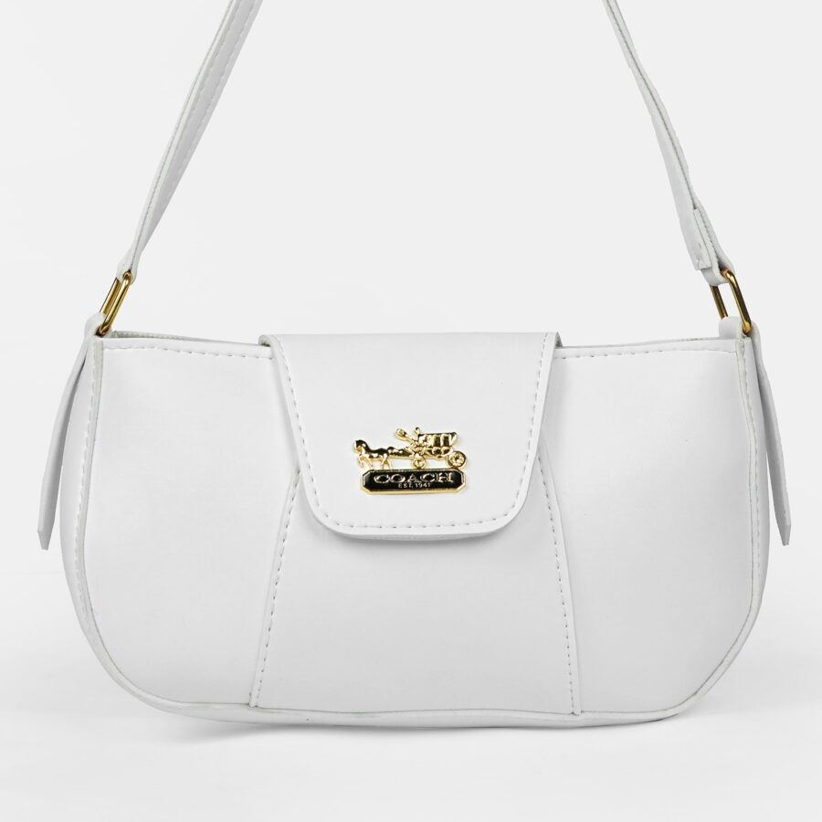 Pearl White Shoulder Bag