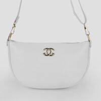 Midnight White Crossbody Bag
