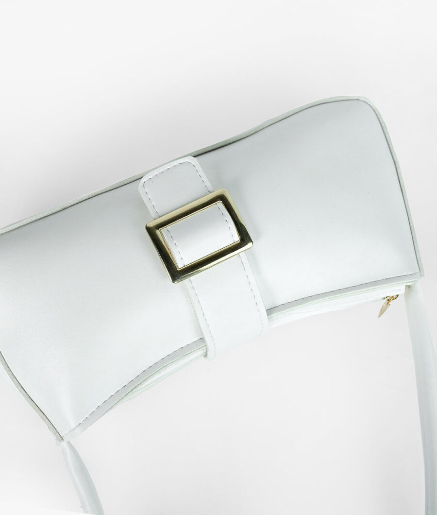 Royal White Shoulder Bag