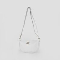 Midnight White Crossbody Bag