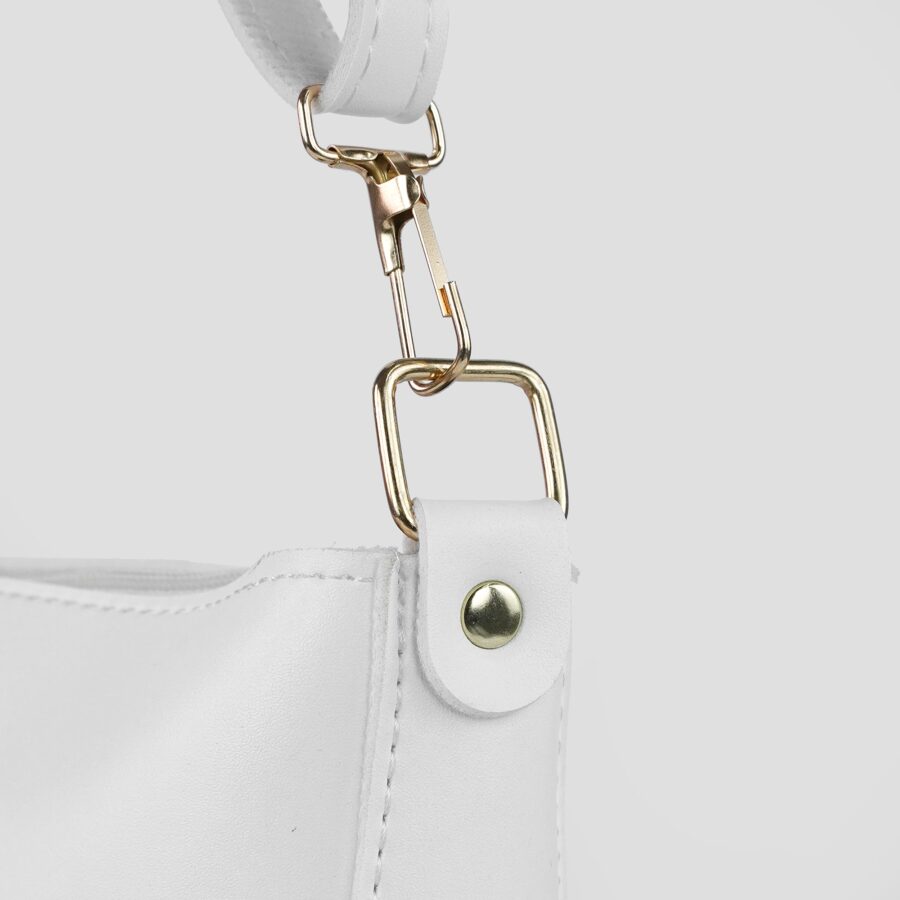 Midnight White Crossbody Bag