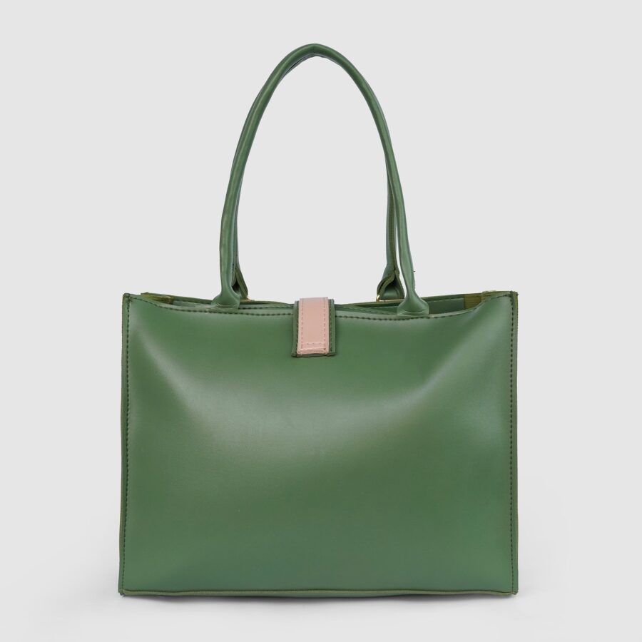Zoya Large Green tote Bag