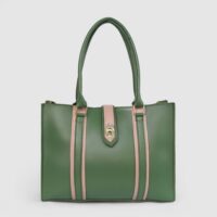 Zoya Large Green tote Bag