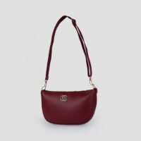 Midnight Maroon Crossbody Bag