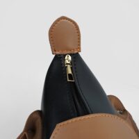 Elara Black Tote Bag  With Free Pouch