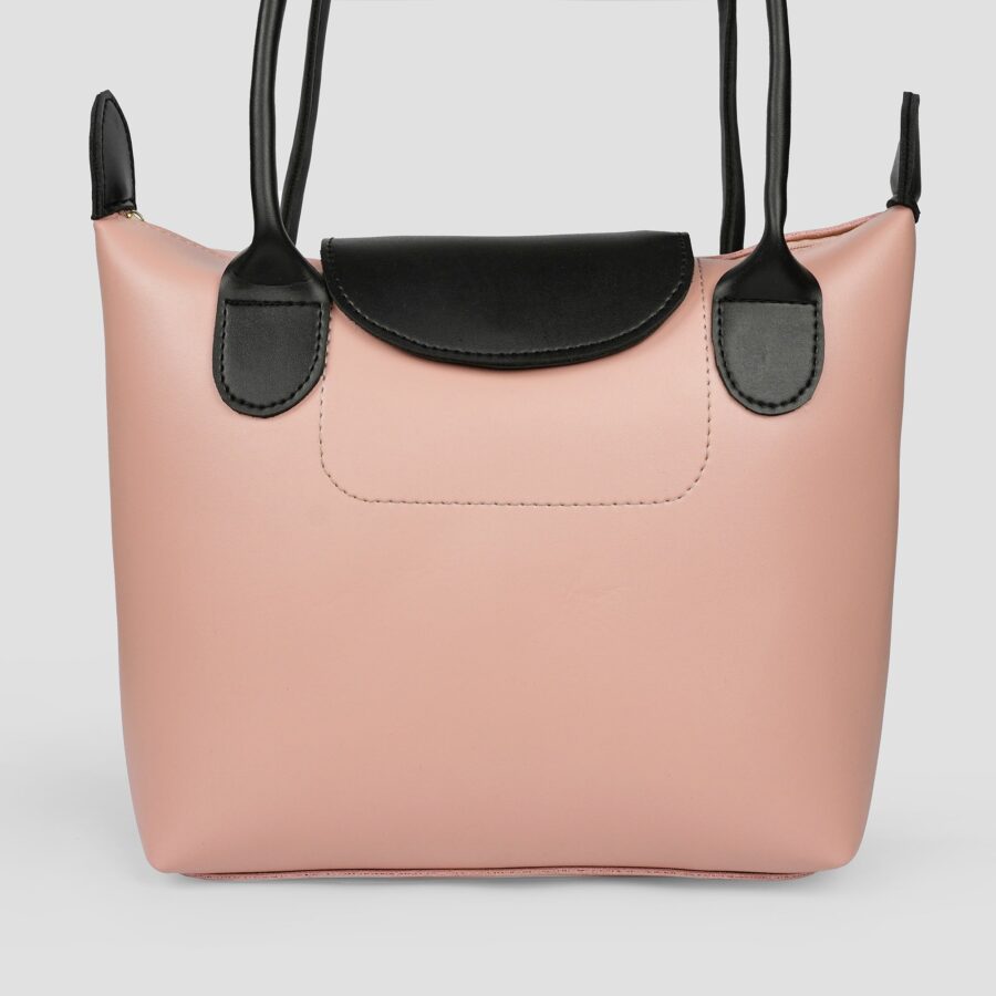 Elara Pink Tote Bag  With Free Pouch