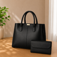 DOVE BLACK BAG with free wallet