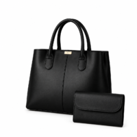 DOVE BLACK BAG with free wallet