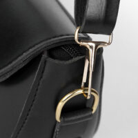 Sleek Black Shoulder Bag