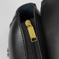 Sleek Black Shoulder Bag