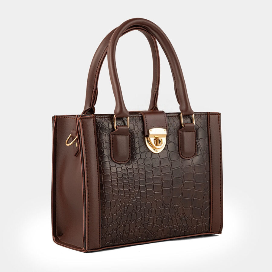 Urban Croc texture Choco Bag