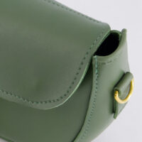 Sleek Green Shoulder Bag