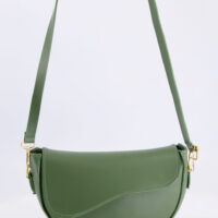 Sleek Green Shoulder Bag