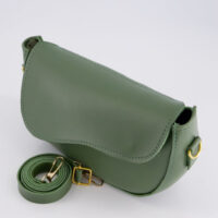 Sleek Green Shoulder Bag