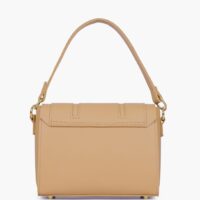 Cofee Compact Top Handle Cross Body Bag